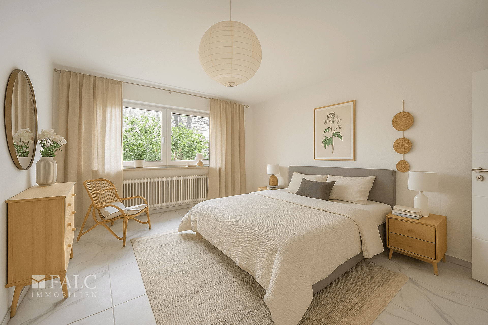 Einrichtungsbeispiel Schlafzimmer